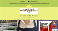 Desktop Screenshot of essentialherbs.co.za